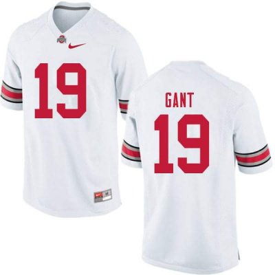 Men's Ohio State Buckeyes #19 Dallas Gant White Nike NCAA College Football Jersey Official KMM3544FN